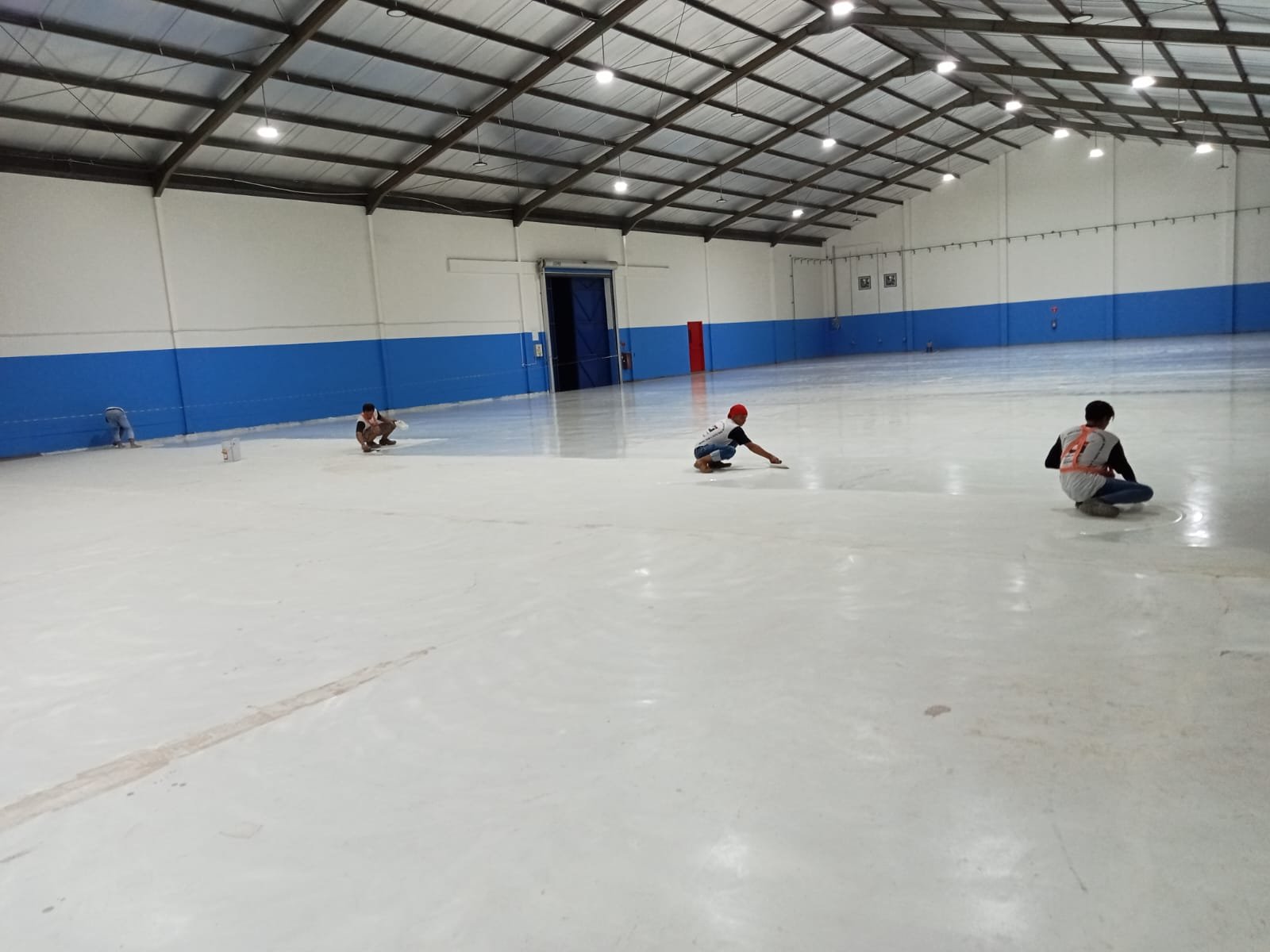 Pekerjaan Epoxy Floor Coating PT. Korean Tomorrow & Global