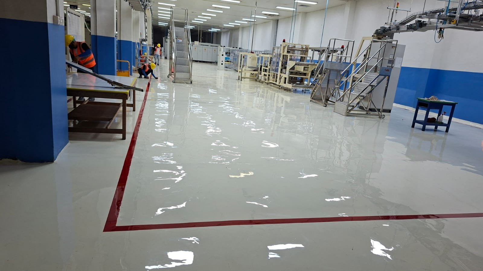 Pekerjaan Epoxy Floor Coating PT. Korean Tomorrow & Global